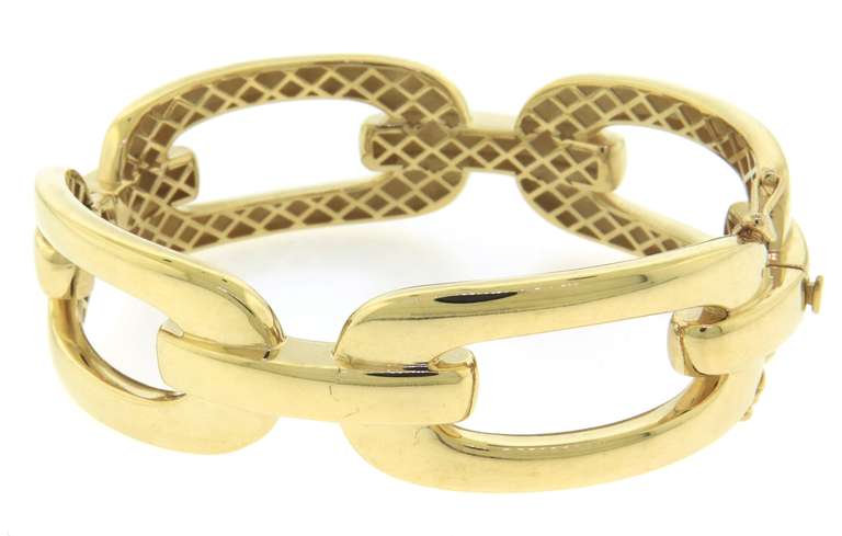 Wonderful Handmade Italian 14k Gold Chain Bracelet.