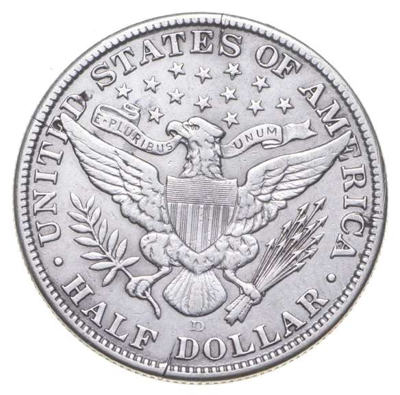 1912-D Barber Half Dollar