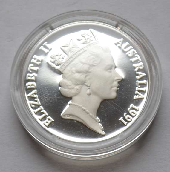 1991 Birds Of Australia Silver $ 10 Proof Silver Coin