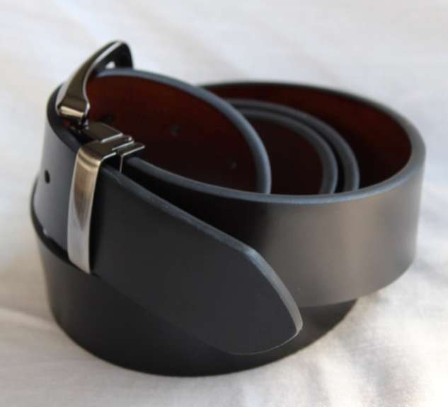 Fine Quality Reversable Leather Belt, Made In Italy