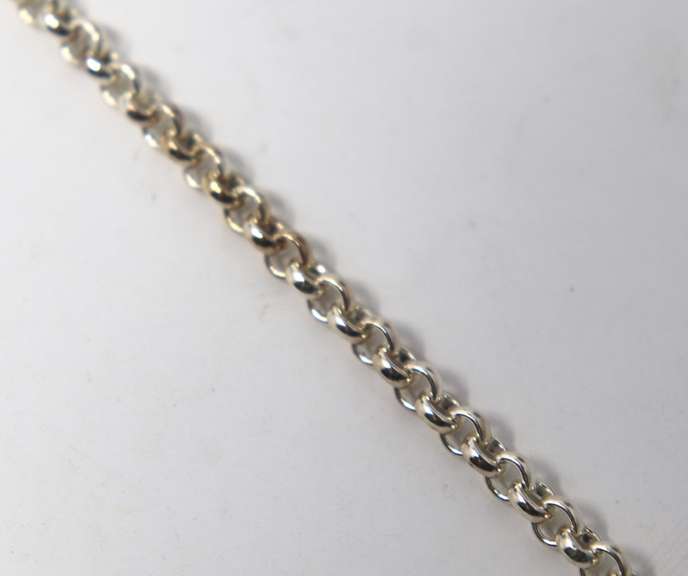 Sterling Silver Rolo Bracelet