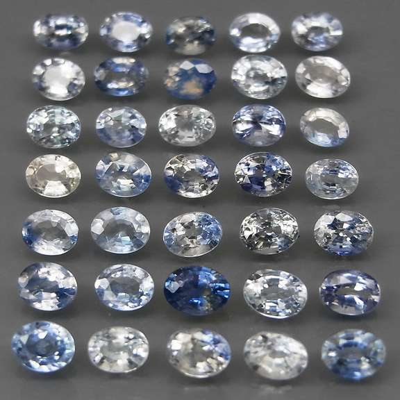 Heated only top blue 8.32ct Sapphire set