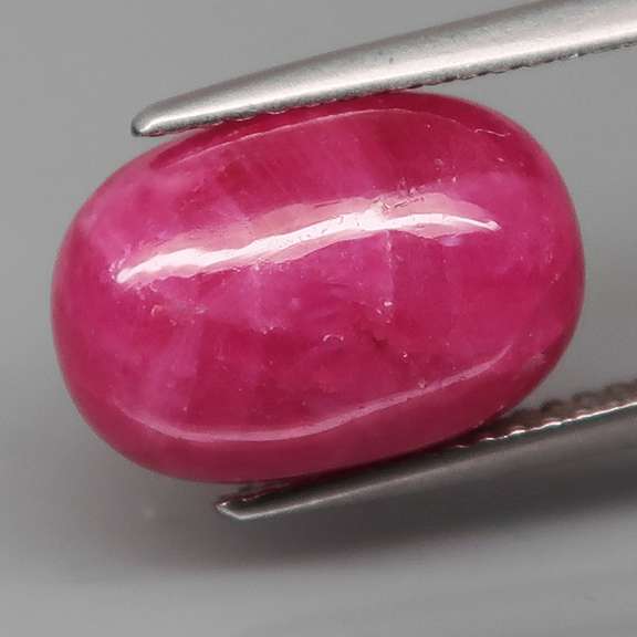 Heated only! 9.32ct top pinkish red Ruby cabochon