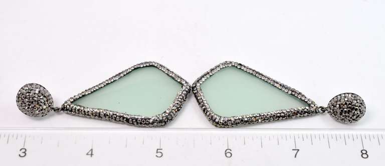 Gorgeous Crystalized Quartz Gemstone Earrings