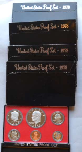 1978 US Proof Sets With Envelopes