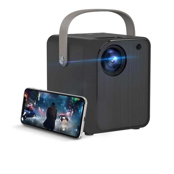 Mini LED Wifi Projector Wireless Screen Mirroring 1080P