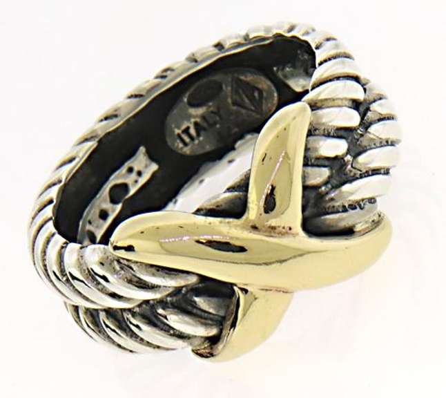 925 Sterling Silver X Ring