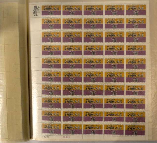 5 Cent & An 8 Cent US Mint Sheets