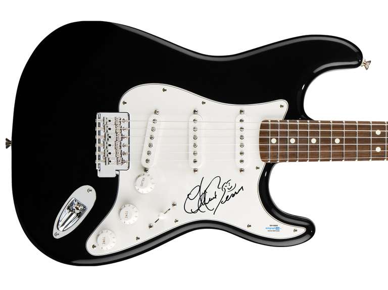 Chuck Berry Autographed Signed Guitar