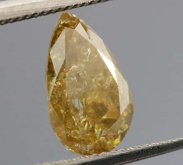 Unique .91ct unheated golden bronze Diamond