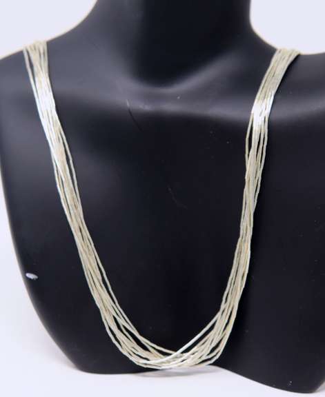 Sterling Silver Multi Strand Necklace