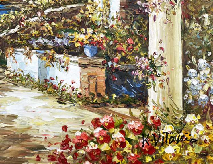 BEAUTIFUL  HAND PAINTED OIL PAINTING ON CANVAS
