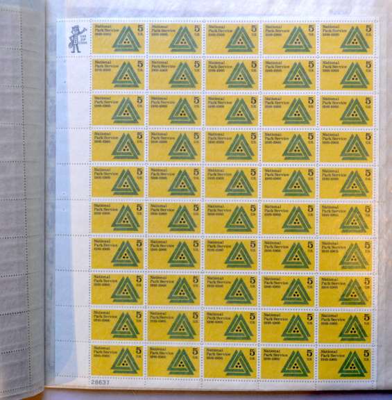Various  Mainly 5 Cent Mint US Sheets Probably 1960 s Era $64.94 Face