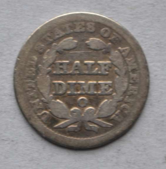 1849 O Seated Half Dime