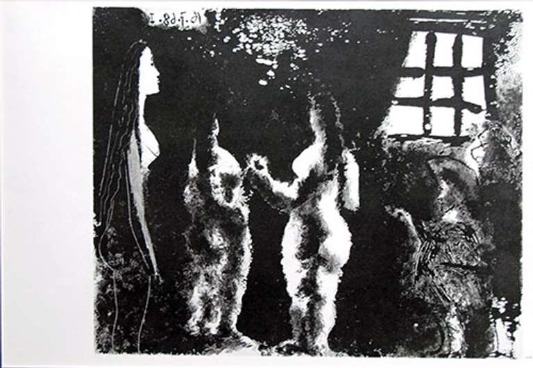 Pablo Picasso, Plate 206 from '347' series