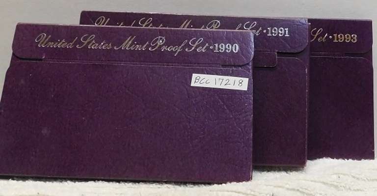 3 sets: 1990 & 91 & 93 PRF Sets