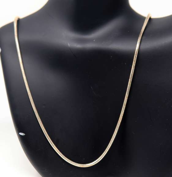 Vintage Sterling Silver Chain Necklace