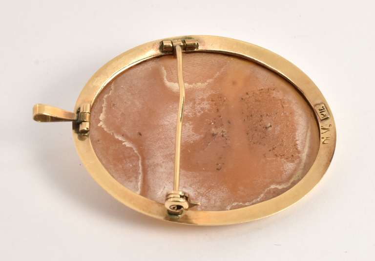 Beautifully Carved Shell Cameo