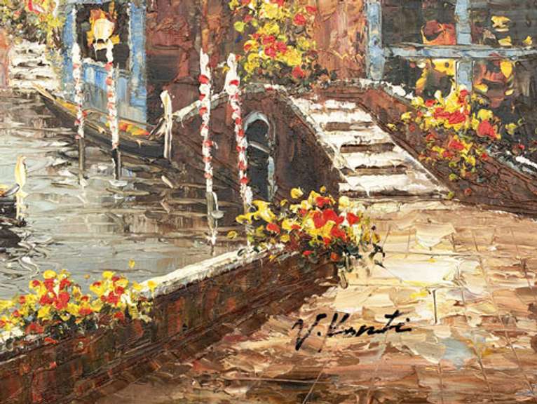 BEAUTIFUL  HAND PAINTED PAINTING ON CANVAS