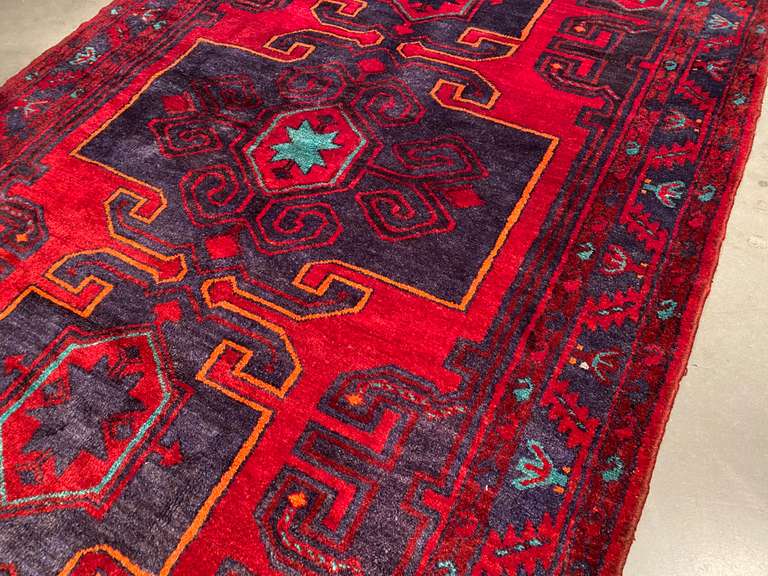 STUNNING PERSIAN VINTAGE RUG 4.9x6.7