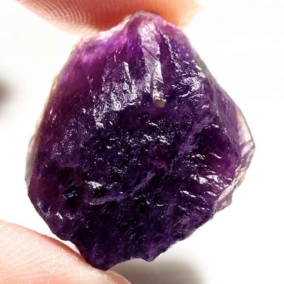 Huge 47.33ct untreated uncut Amethyst