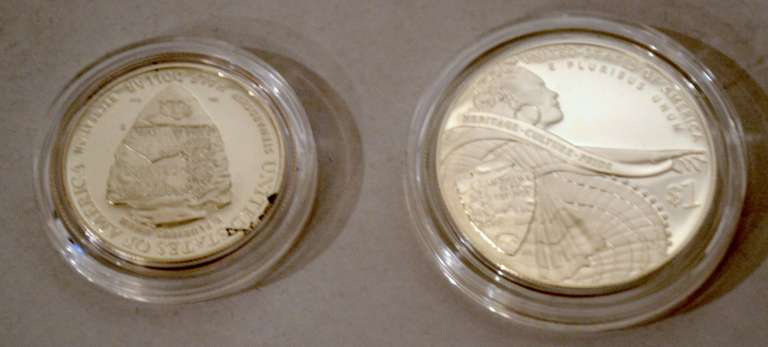 2016 US National Parks 100 th Anniversary Proof Silver Dollar and Half.