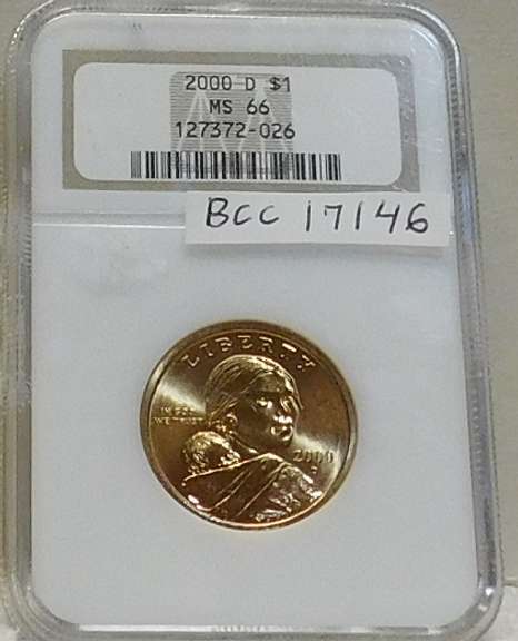 2000-D Sac Dol NGC MS-66 Super Gem