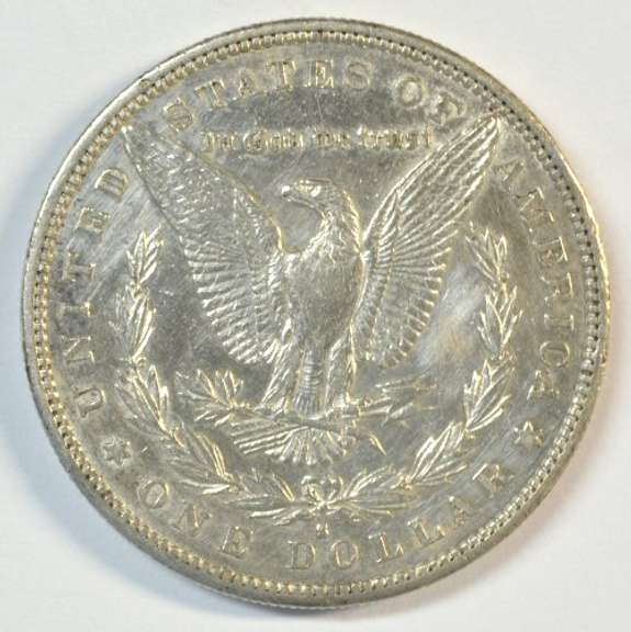 Scarce lustrous AU 1886-S Morgan Silver Dollar