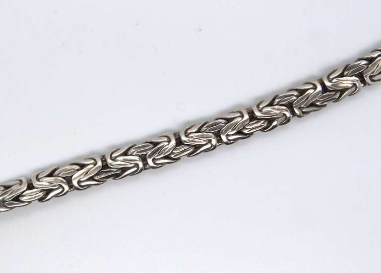 Sterling Silver Byzantine Necklace