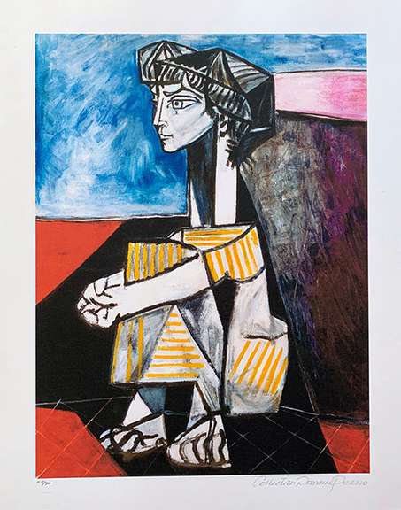 Pablo Picasso, Portrait Of Jacqueline Roque