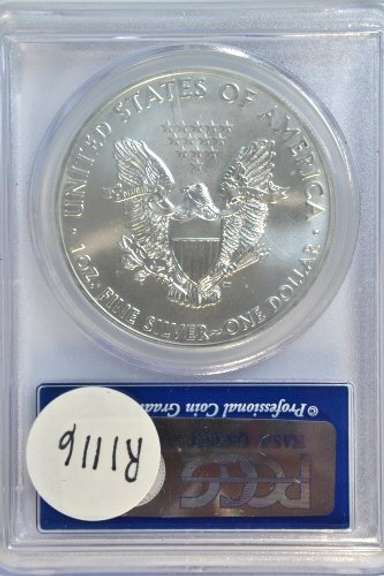 PCGS MS70 2014-(W) Silver Eagle. Struck at West Point Mint