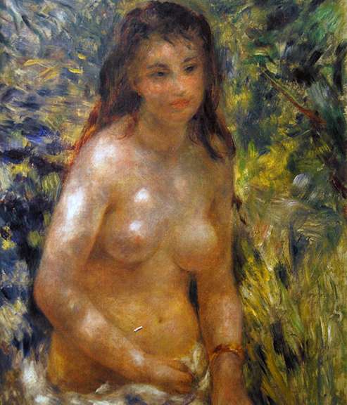 Pierre Auguste Renoir, Nude In The Sunlight