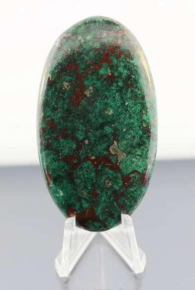 Gorgeous 145.26ct Chrysocolla and Malachite cabochon