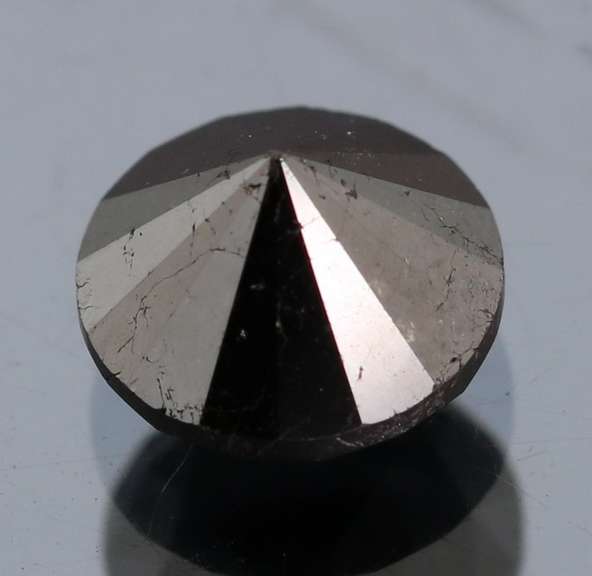 Beautiful 1.4ct smooth cut Black Diamond solitaire