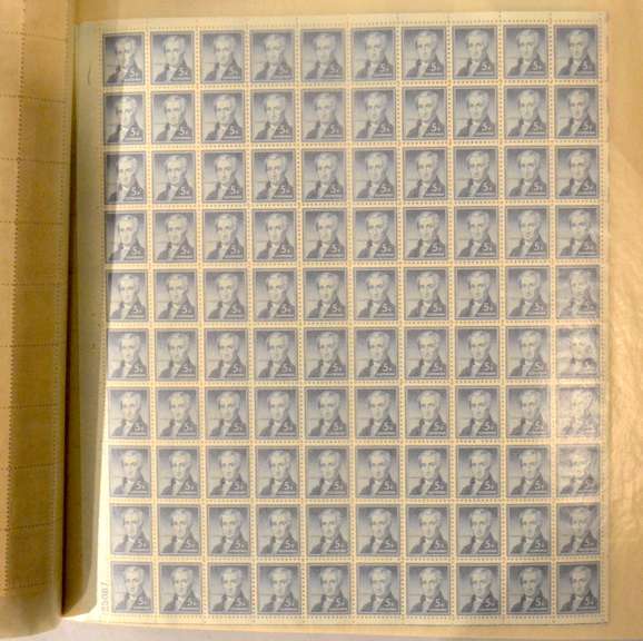Various 1/2 Cent To 10  1 8 Cent Mint US Sheets Probably  1940 s -50 s Era $ 48.00