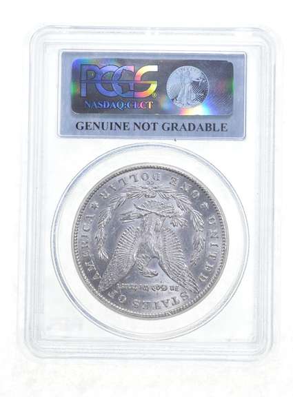 Genuine 1881-CC Morgan Silver Dollar - Graded PCGS