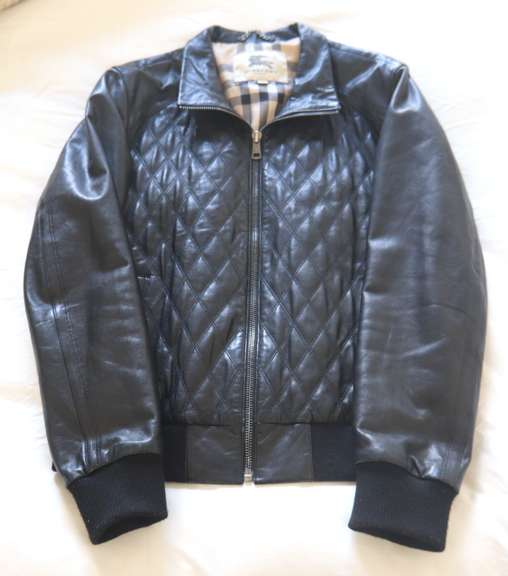 Burberry Men's Leather Jacket