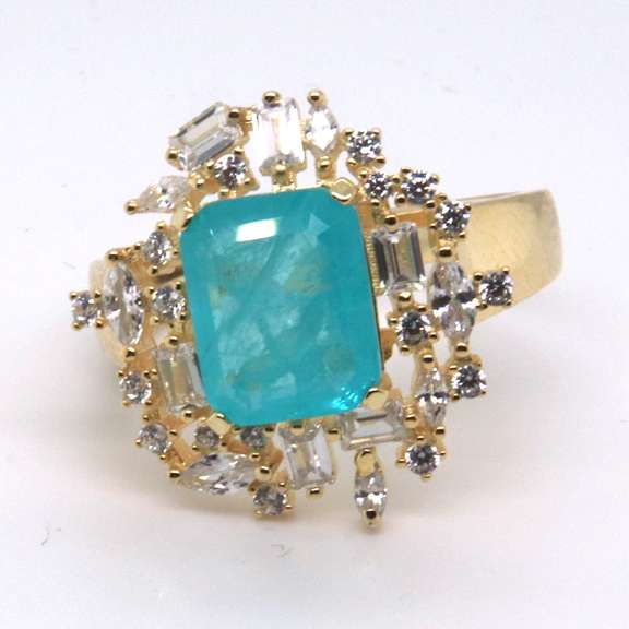 Sterling Silver Cubic Zirconia Ring