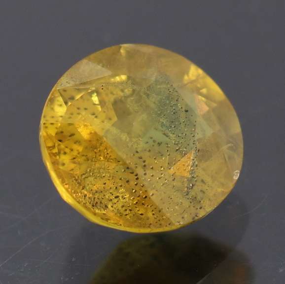 Very rich 1.98ct canary yellow Sapphire