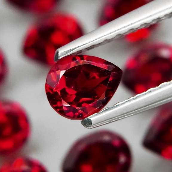 Incredible 10.09ct open color matched Garnet set