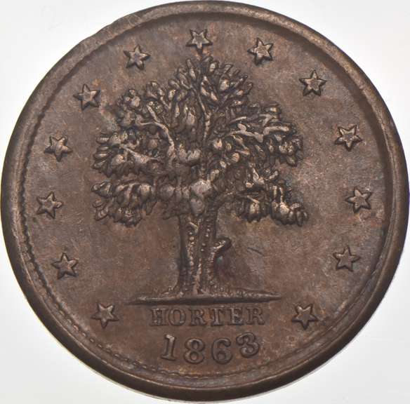 1863 Jones Wood Hotel Civil War Token NY 630BR