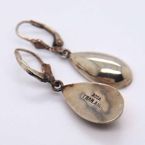 Thailand Sterling Silver Dangle Earrings