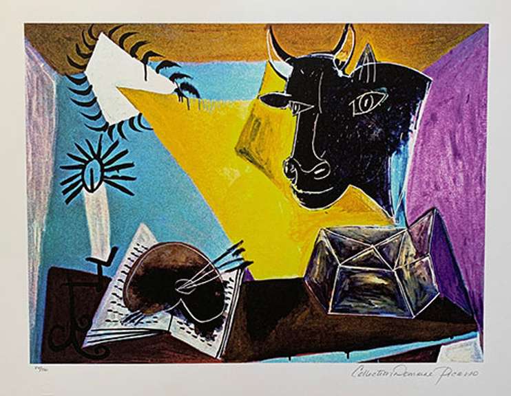 Pablo Picasso, Still Life With Candle, Palette