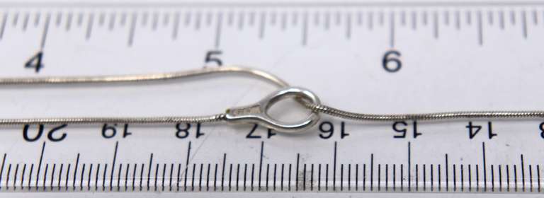 Sterling Silver Lariat Necklace