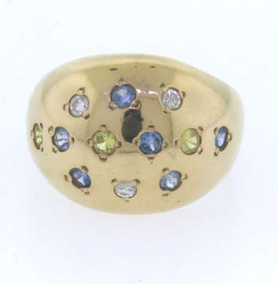 Dazzling Diamond Dome Ring