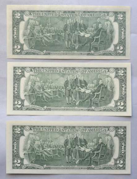 2 1976 & A 1995 Star CH CU $ 2 FRN