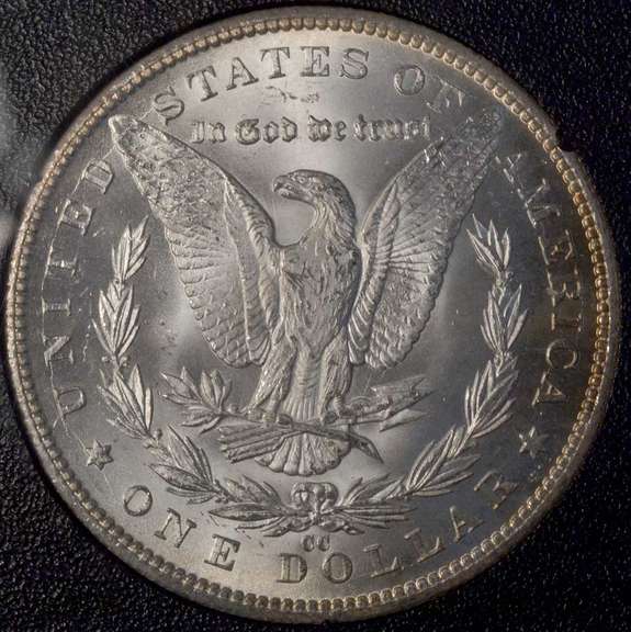 1884-CC GSA Hoard Uncirculated Morgan Silver Dollar.