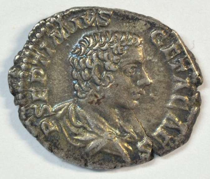 Scarce Emperor Geta Roman Silver Denarius, 209-212 AD