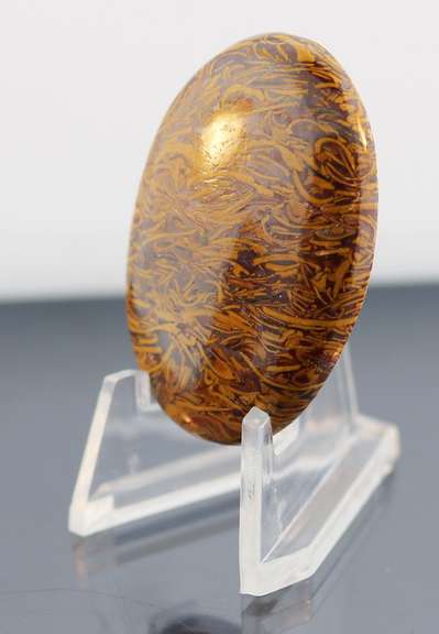 Intricate 54.67ct calligraphers stone Jasper