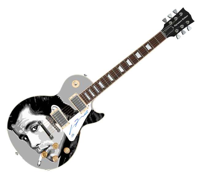 John Travolta Autographed Signed Grease Photo Poster Guitar ACOA